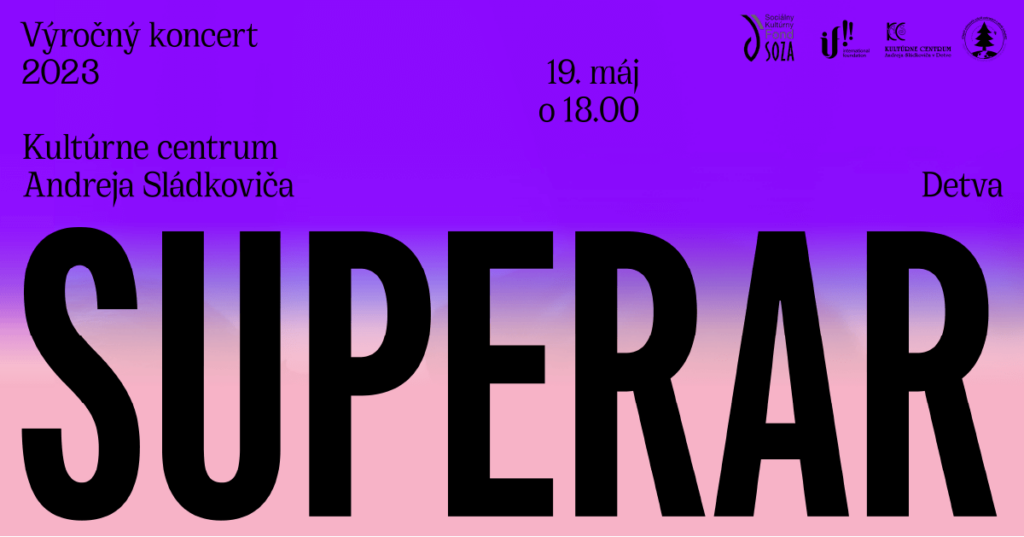 Výročný koncert Superar 2023 v Detve